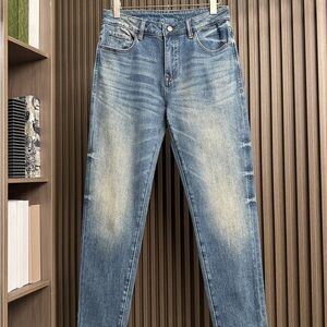 Prada Light Blue Men's Straight Jeans